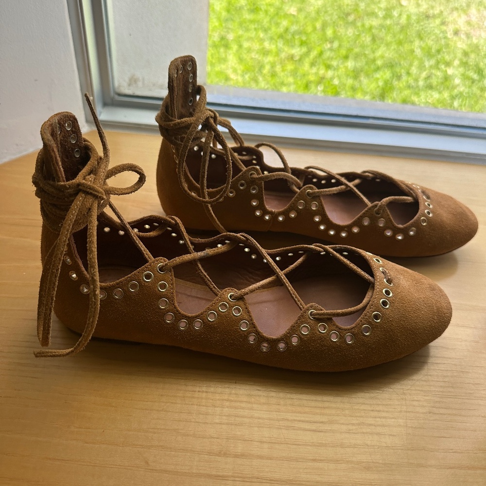 Isabel Marant Lace up Flats